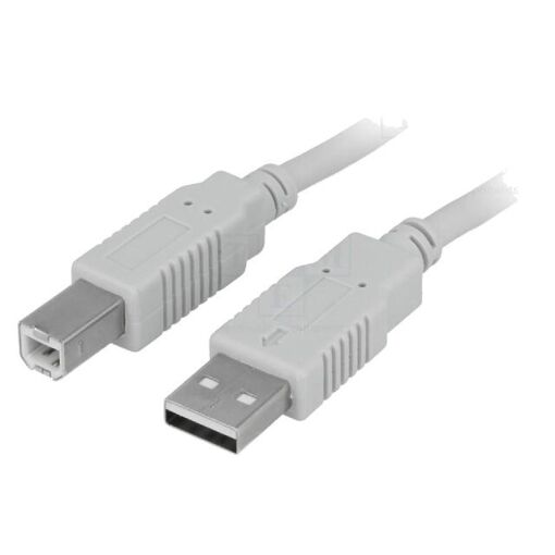 Câble USB 2.0 ADNAuto, 5 m, Gris clair
