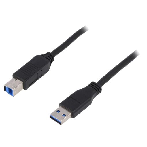 ADNAuto USB 3.0 Cable, 2m, Black (USB A Male to USB B Male)