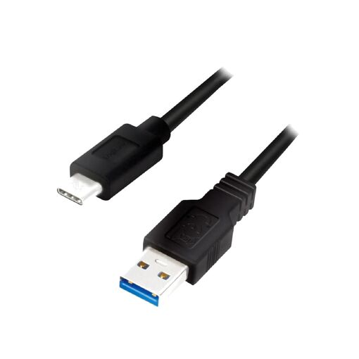 Câble ADNAuto USB 3.0, 1 mètre, Noir (USB A Mascul à USB C Mascul)