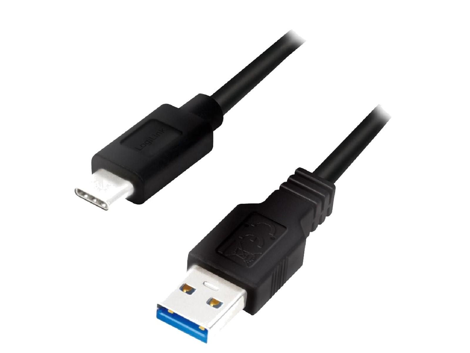 ADNAuto USB 3.0 Cable, 1m, Black (USB A Male to USB C Male)