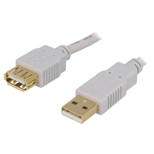 Câble USB 2.0 ADNAuto, 1,8 m, Gris