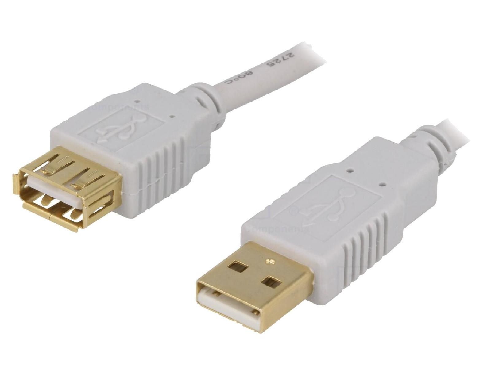 ADNAuto USB 2.0 Cable, 1.8m, Grey
