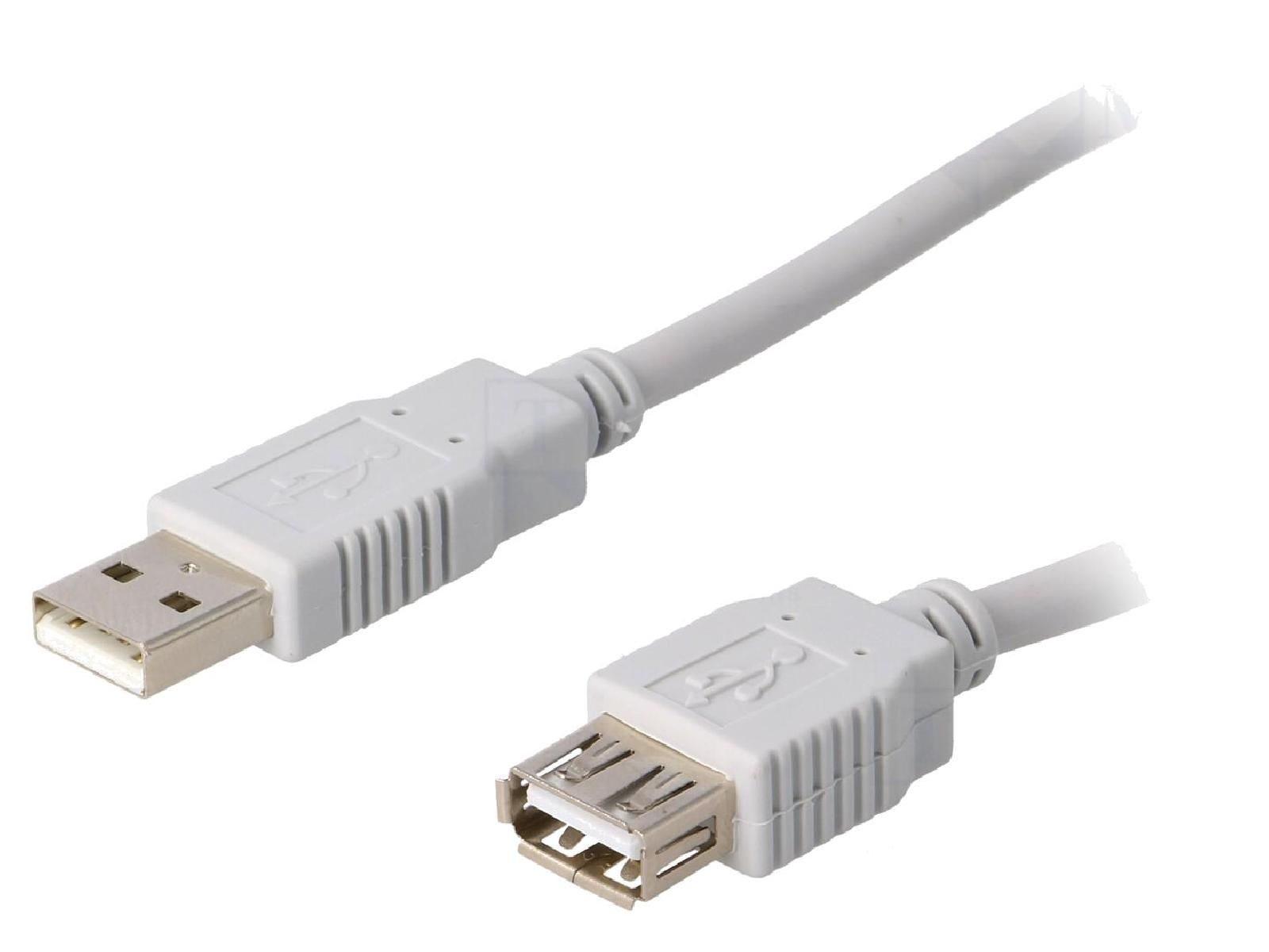 ADNAuto USB 2.0 Cable, 3m, Grey