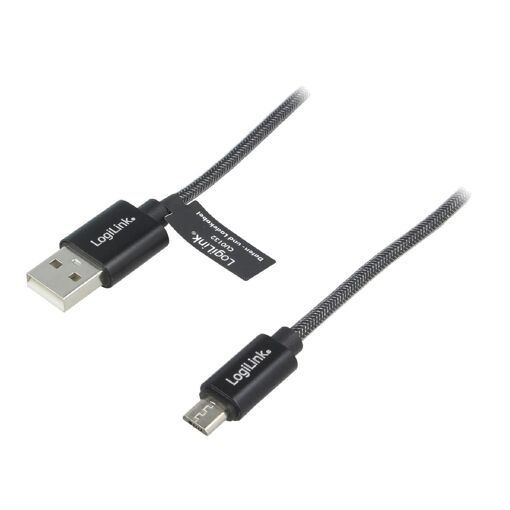 ADNAuto USB A to Micro B Cable 1m - Grey