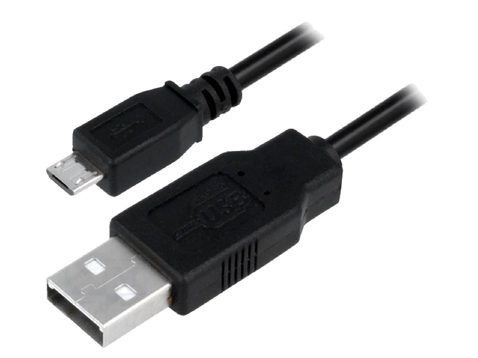 ADNAuto USB A to Micro B Cable 5m - Black