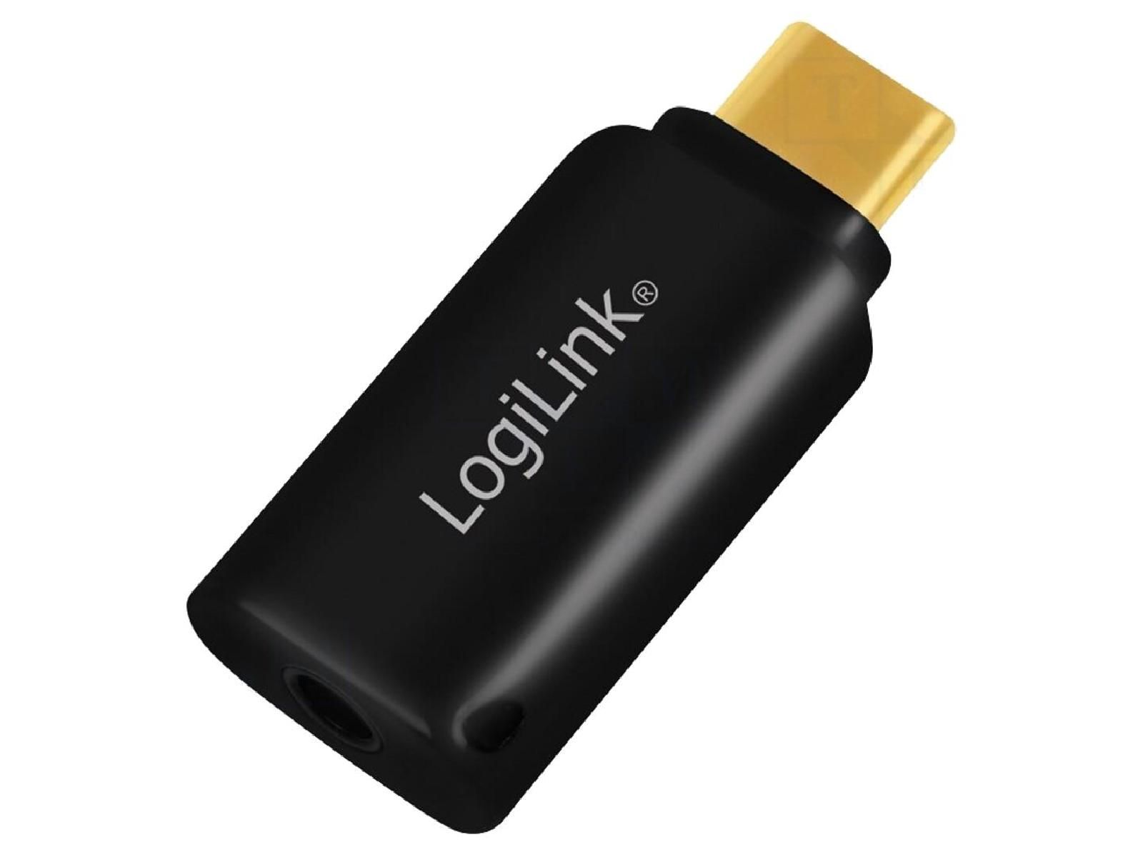 ADNAuto 3.5mm 4-Pin Female to USB C Male Adapter - Black