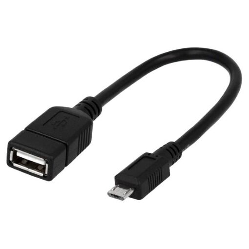 Câble ADNAuto OTG USB 2.0 - Noir, 0,2 m