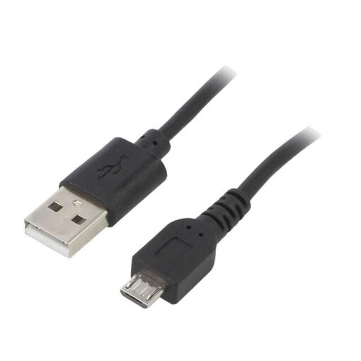 ADNAuto USB 2.0 Cable - 0.6m, Nickel Plated A to Micro B
