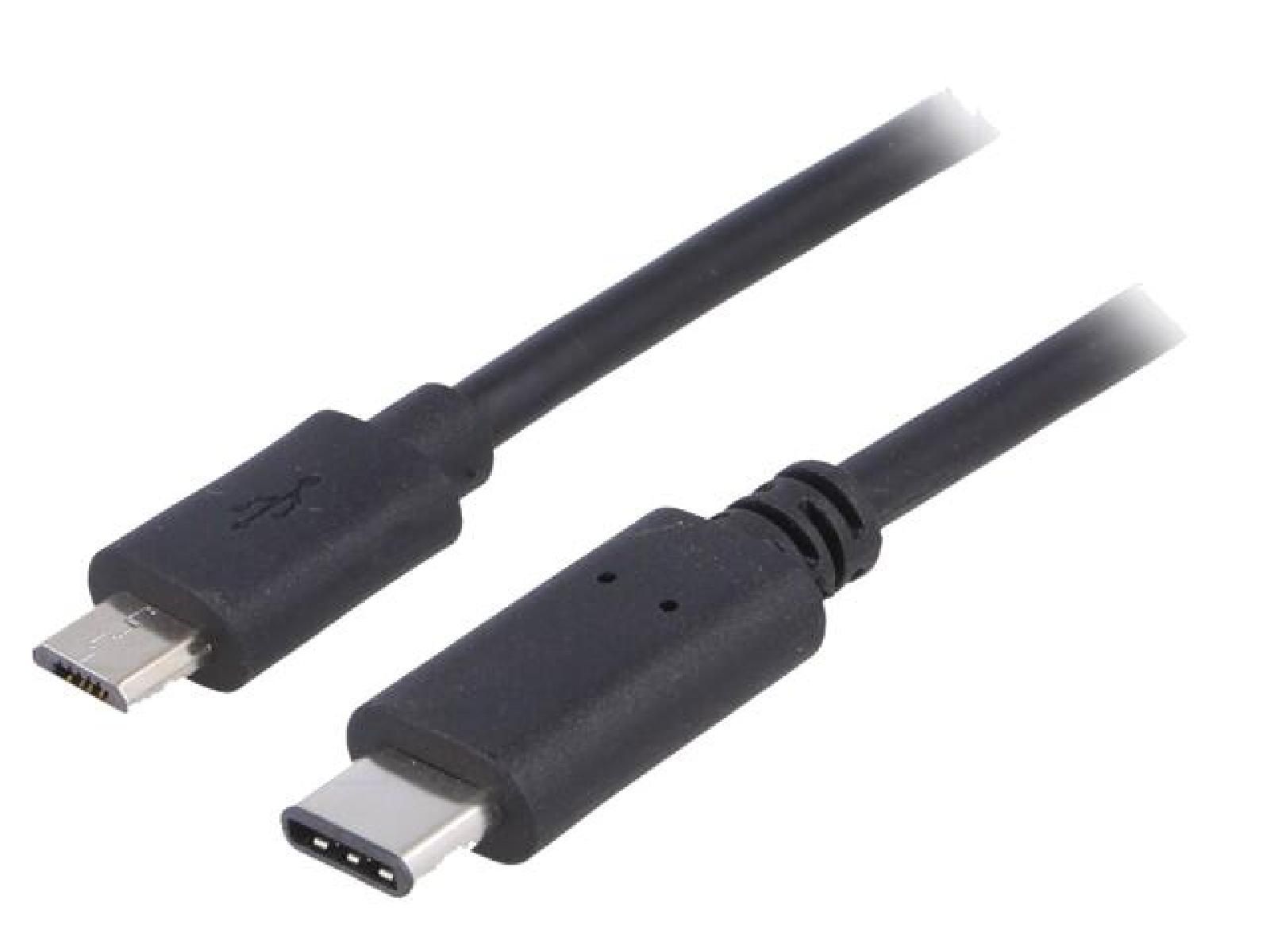 ADNAuto USB 2.0 Cable - 1m, Nickel Plated USB B to USB C