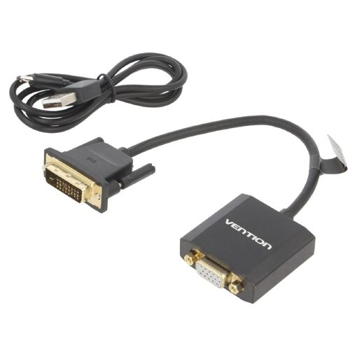 Câble ADNAuto DVI-D vers USB B Micro, 0.15 m, Noir