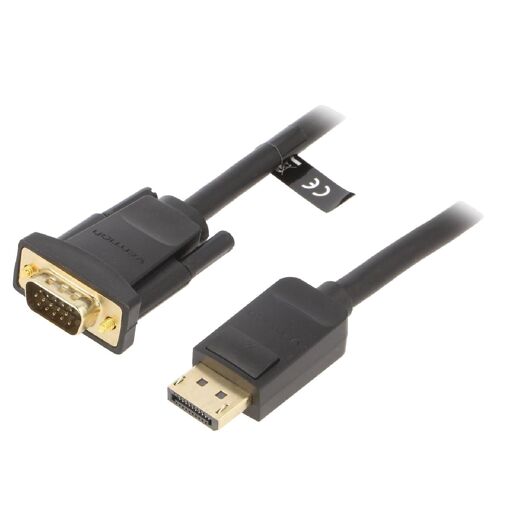Câble ADNAuto DisplayPort vers D-Sub 1,5 m Noir
