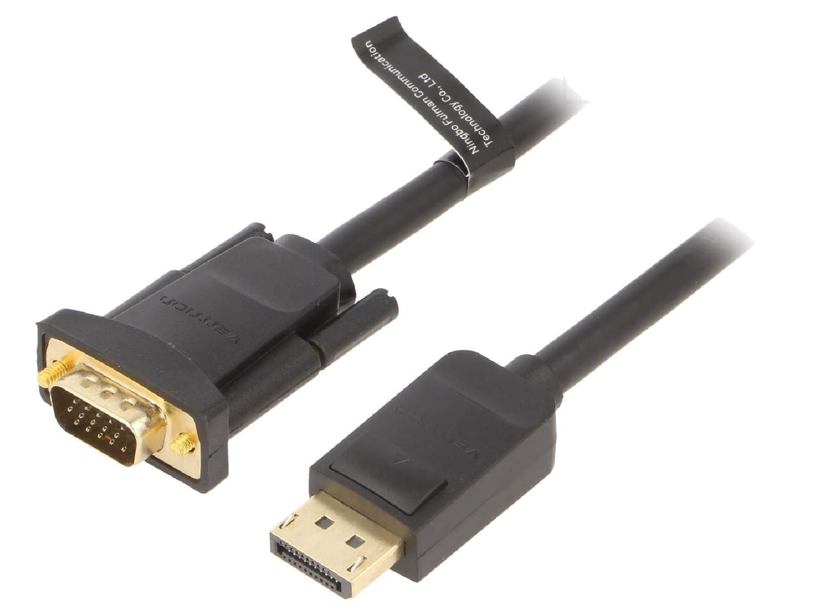 Câble ADNAuto DisplayPort vers D-Sub HD 3m - Noir