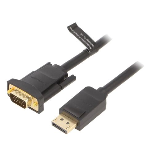 Cable ADNAuto DisplayPort a D-Sub HD 3m - Negro
