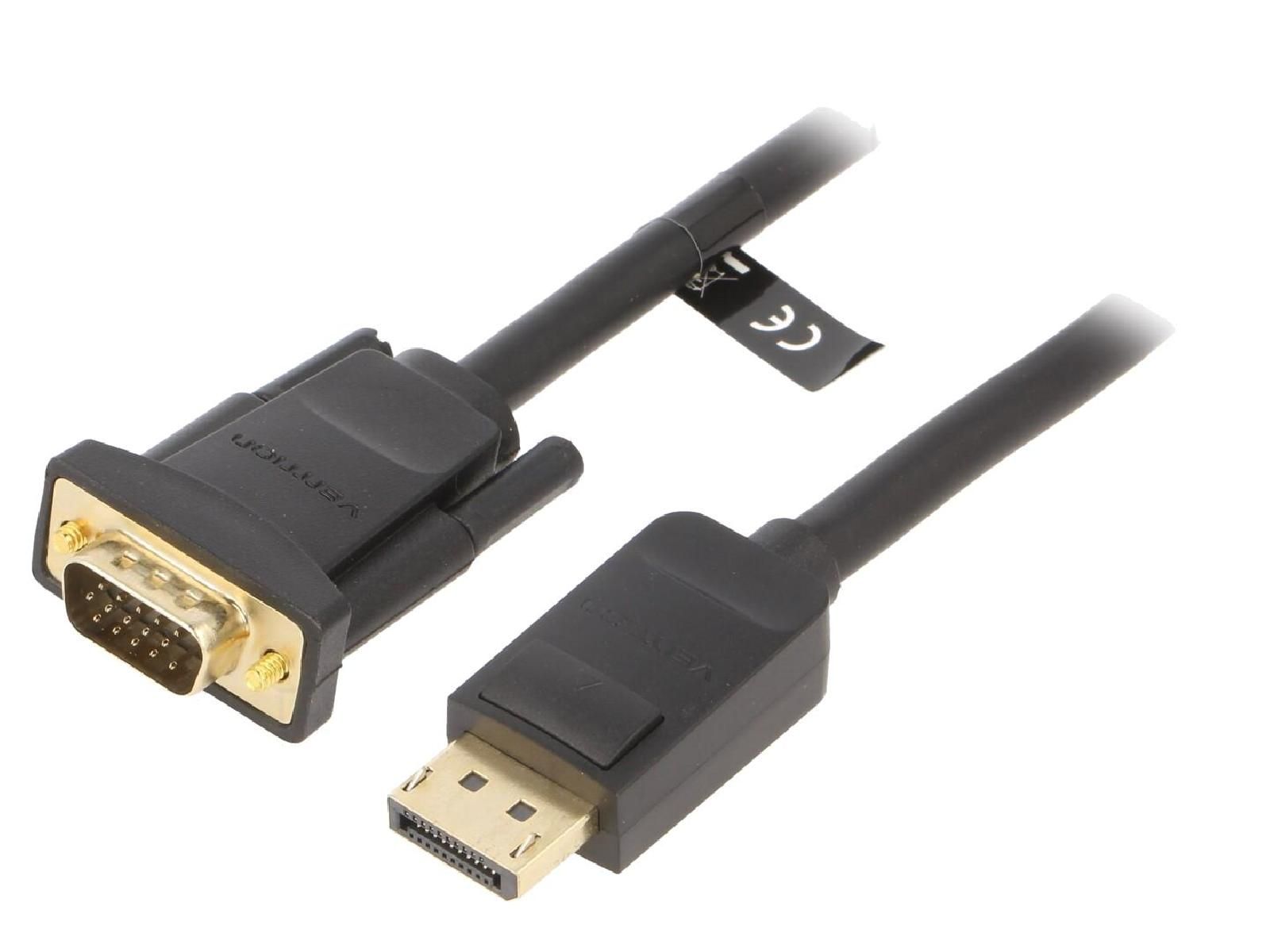 Câble ADNAuto DisplayPort à D-Sub 5m Noir