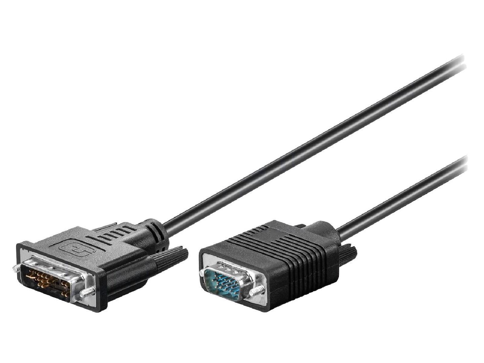 ADNAuto HD D-Sub to DVI-I Cable, 3m Black