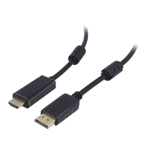 Câble ADNAuto DisplayPort vers HDMI 1.1a 2.0 1,8 m Noir