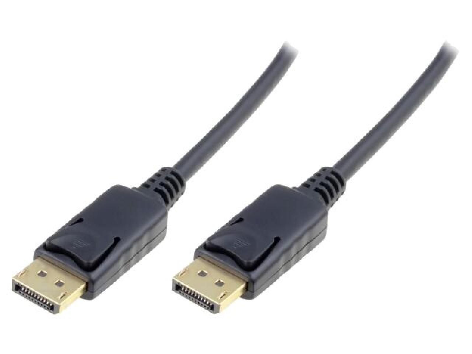 ADNAuto DisplayPort 1.1a Dual-Sided Cable 1m - Black