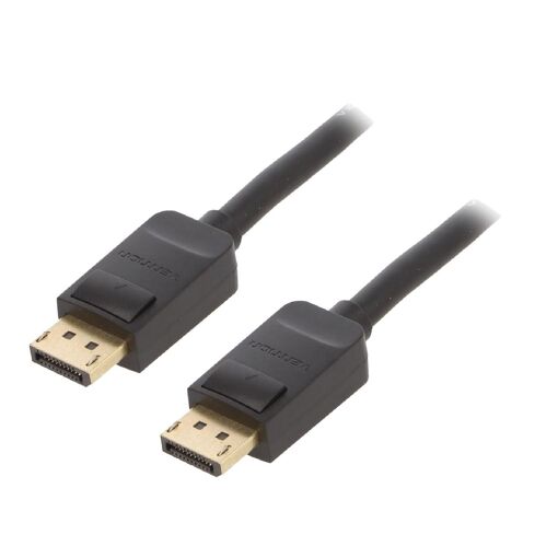 Câble DisplayPort 1.2 des deux côtés ADNAuto, 5m, Noir