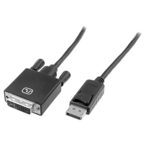 ADNAuto DisplayPort 1.2 to DVI-D Cable, 1m Black