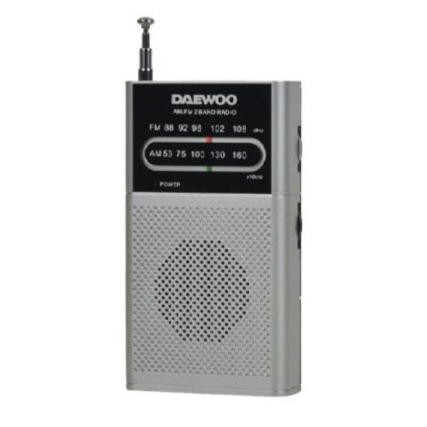 Daewoo Portable Radio DW1027 - Silver