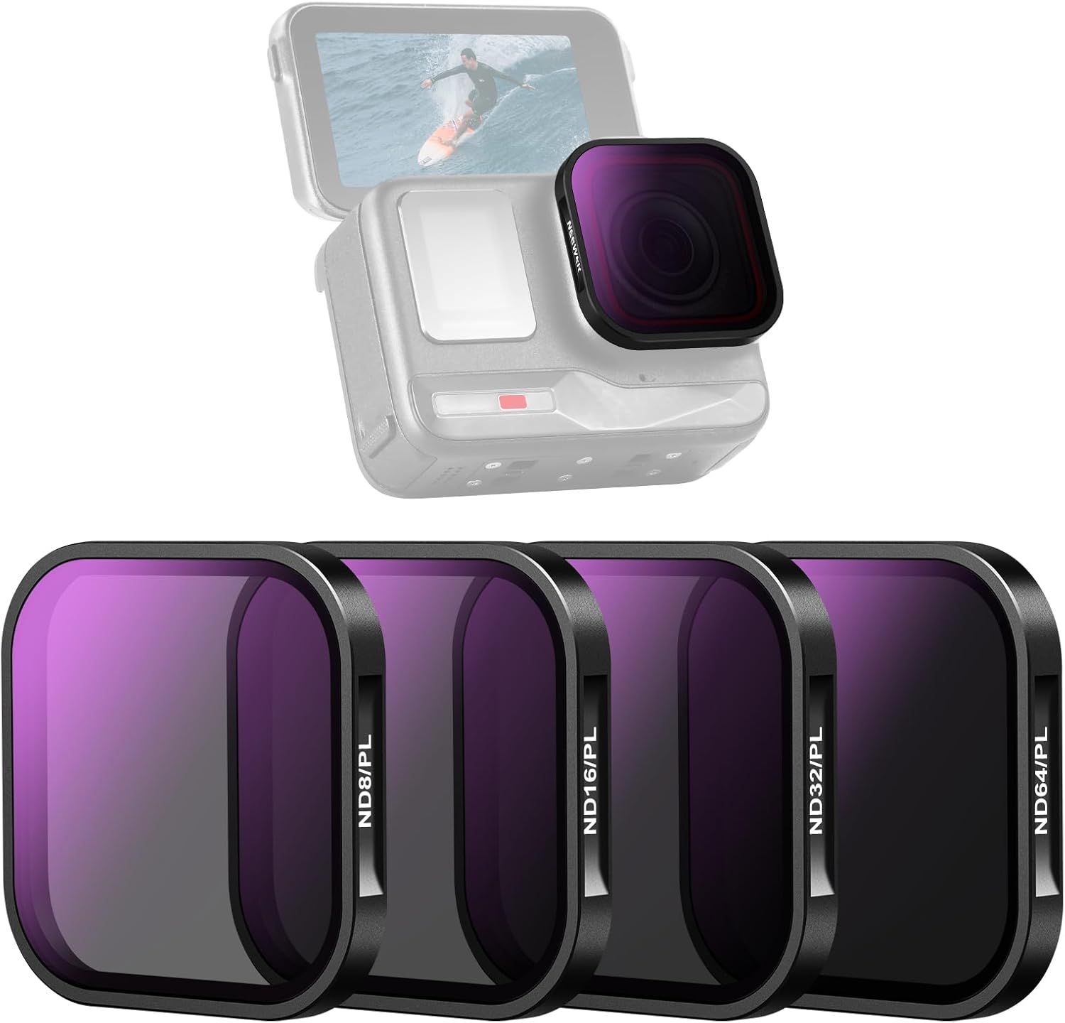 Kit de filtros Neewer ND/PL (4 piezas) para Insta360 ACE Pro