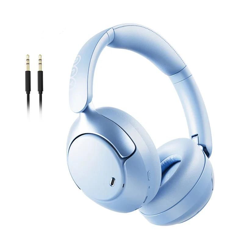 QCY H3 Pro ANC Wireless Bluetooth Headphones - High Resolution Audio - Noise Cancelling - Blue