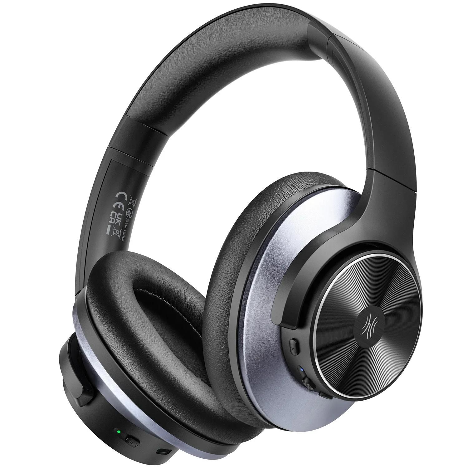 Oneodio A10 Bluetooth 5.4 Headset with Active Noise Cancellation - Black