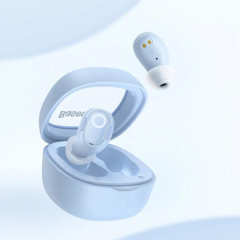 Baseus TWS Bluetooth Wireless Earphones with High Definition Sound and Extended Battery Life - Blue