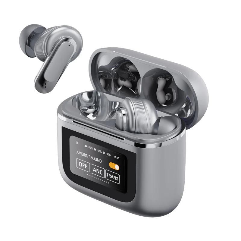 Langsdom Wireless Headphones with Active Noise Cancellation, High-Fidelity Sound and Unique Design - Grey
