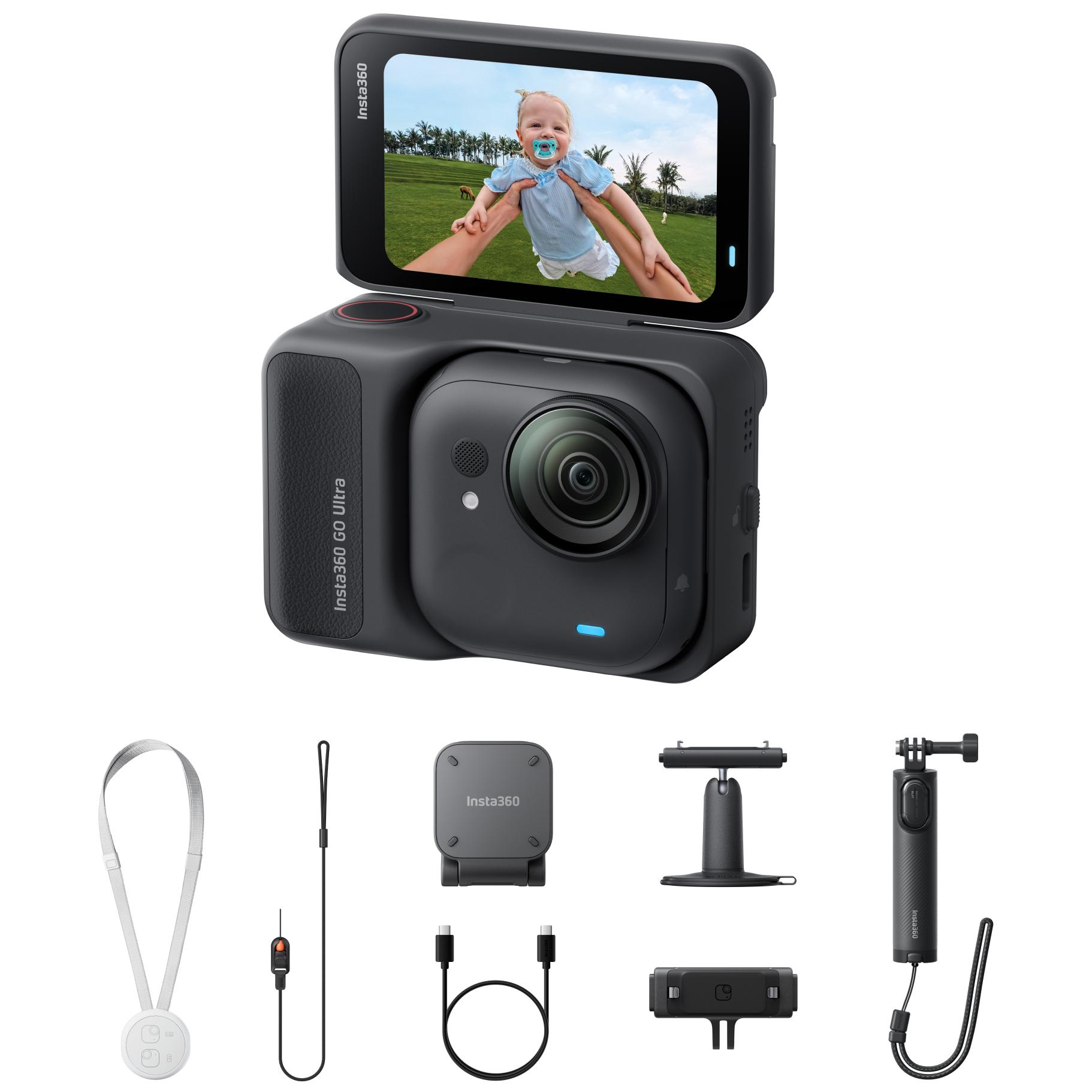 INSTA360 GO Ultra Creator Camera - Black (4K 25.4mm, 1/1.28" Sensor)