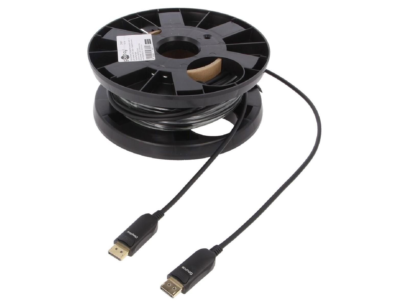 ADNAuto DisplayPort 1.4 Cable, 20m Black