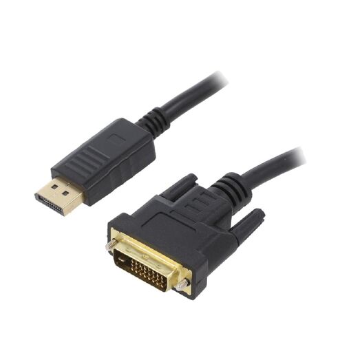 Câble ADNAuto DisplayPort vers DVI-D (3 m, Noir)