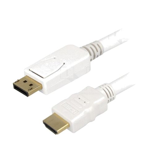 Câble ADNAuto DisplayPort vers HDMI 2m - Blanc