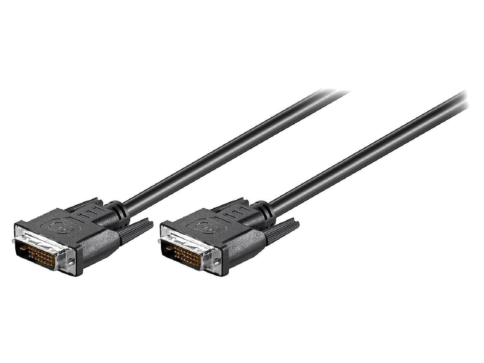 ADNAuto Dual-Sided DVI-D Cable 0.5m Black