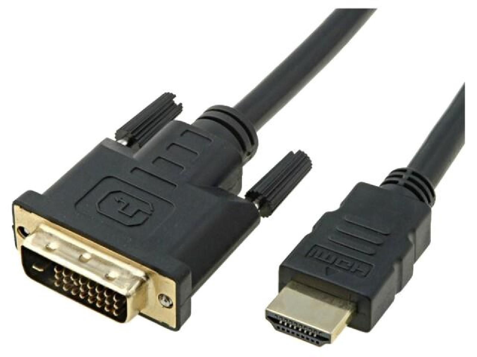 ADNAuto DVI-D to HDMI Cable 6ft Black