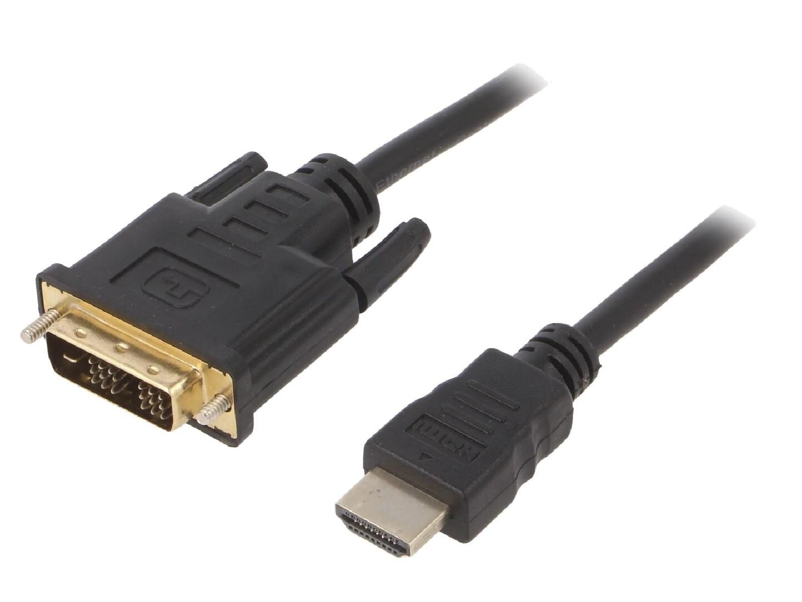 ADNAuto DVI-D to HDMI Cable 4.5m Black