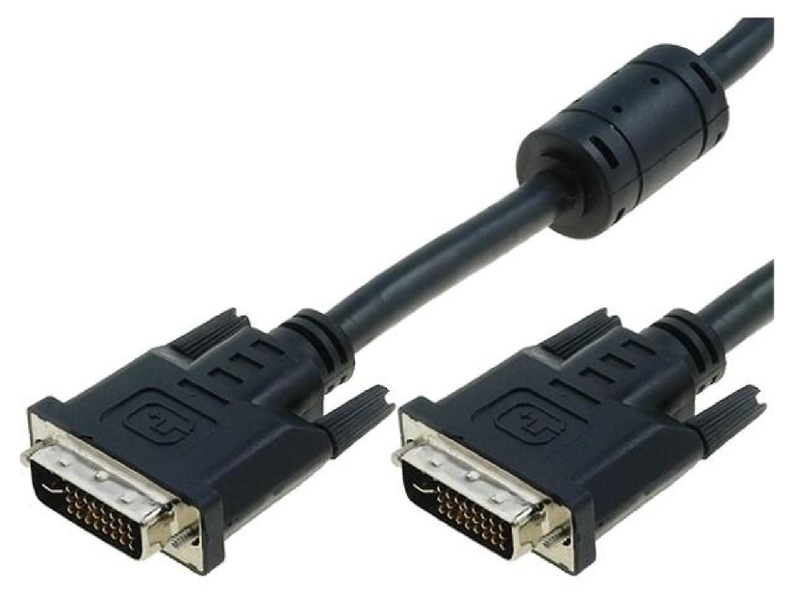 ADNAuto DVI-I Dual-Sided Cable, 1.8m, Black