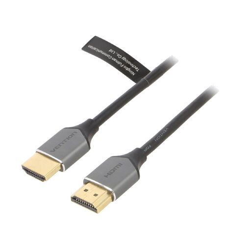 Cable HDMI 2.0 de ADNAuto, 2 metros, HDCP 2.2, de doble cara, gris