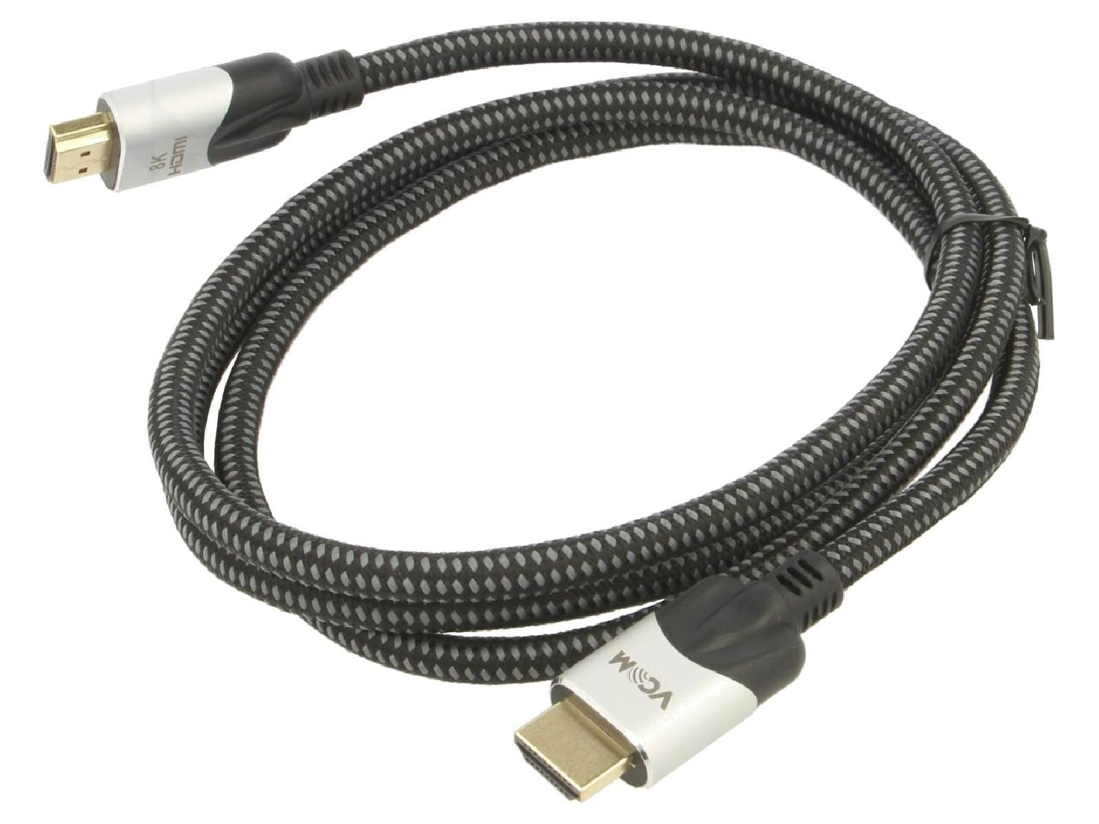 ADNAuto HDCP 2.2 HDMI 2.1 Dual-Sided Cable, 1.5m, Black