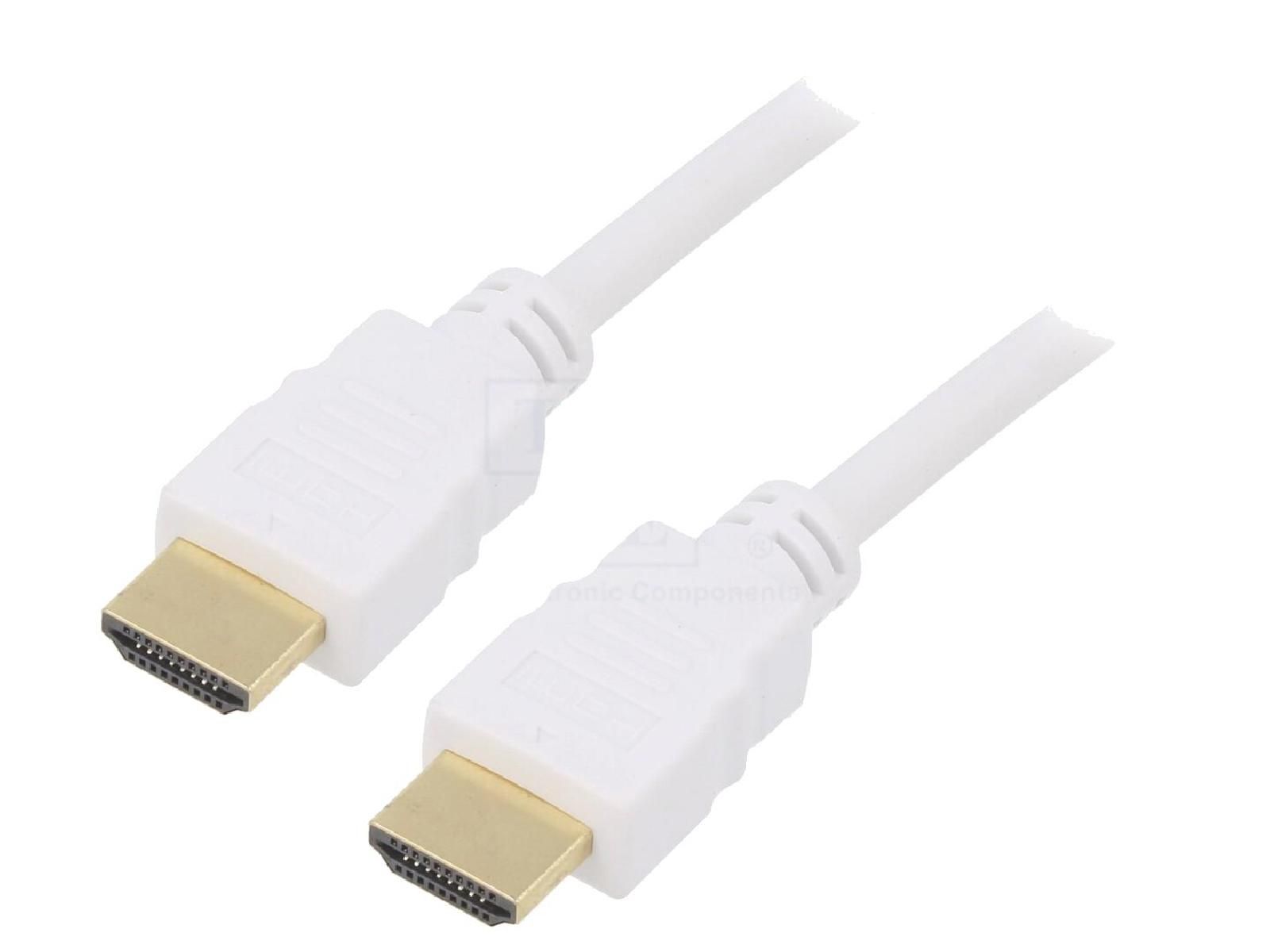 ADNAuto HDMI 2.0 Cable (3m, White)