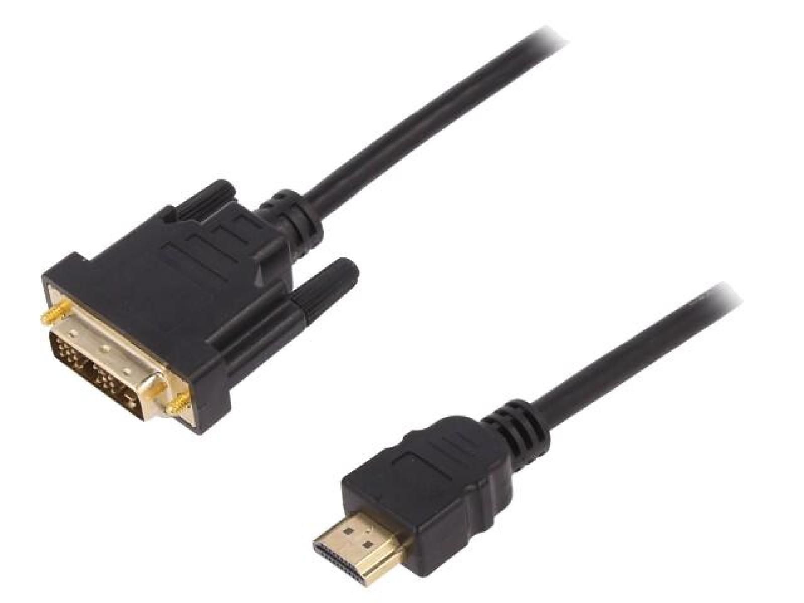 Cable HDMI 1.4 a DVI-D ADNAuto - 3 m, Negro