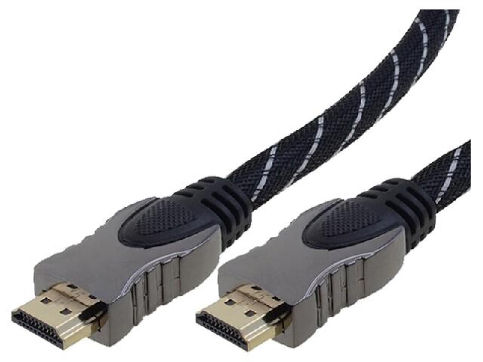 ADNAuto HDMI Cable 1.4, 3m, Gray-Black (Both Sides Male)