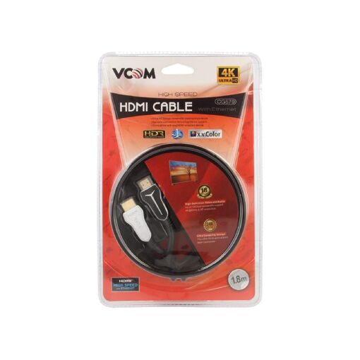Câble HDMI 2.0 ADNAuto, 1,8 m, Noir