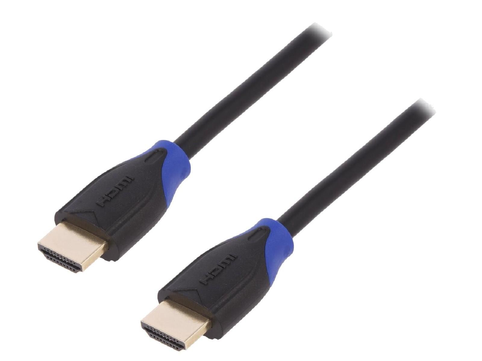 ADNAuto 2-Sided HDMI 2.0 Cable 4K 3D UHD 5m - Black