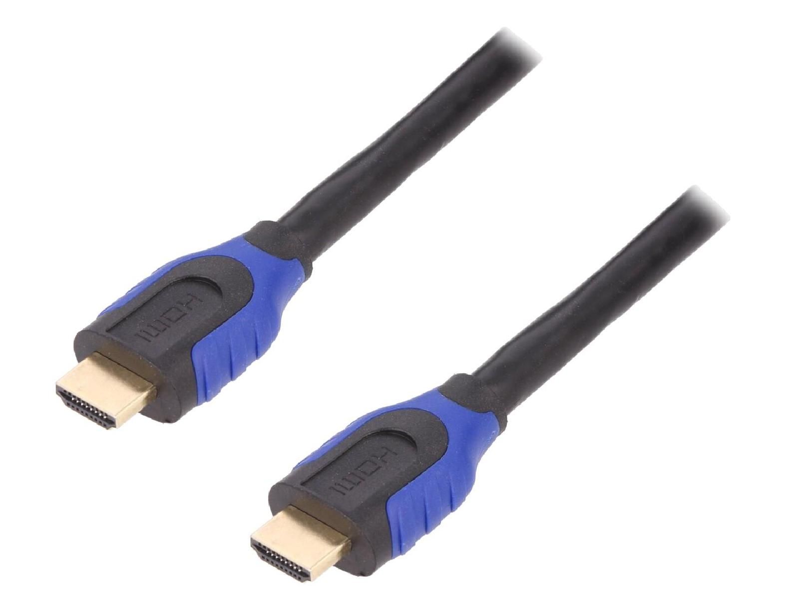ADNAuto 2-Sided HDMI 2.0 Cable, 4K 3D UHD, 10m - Black