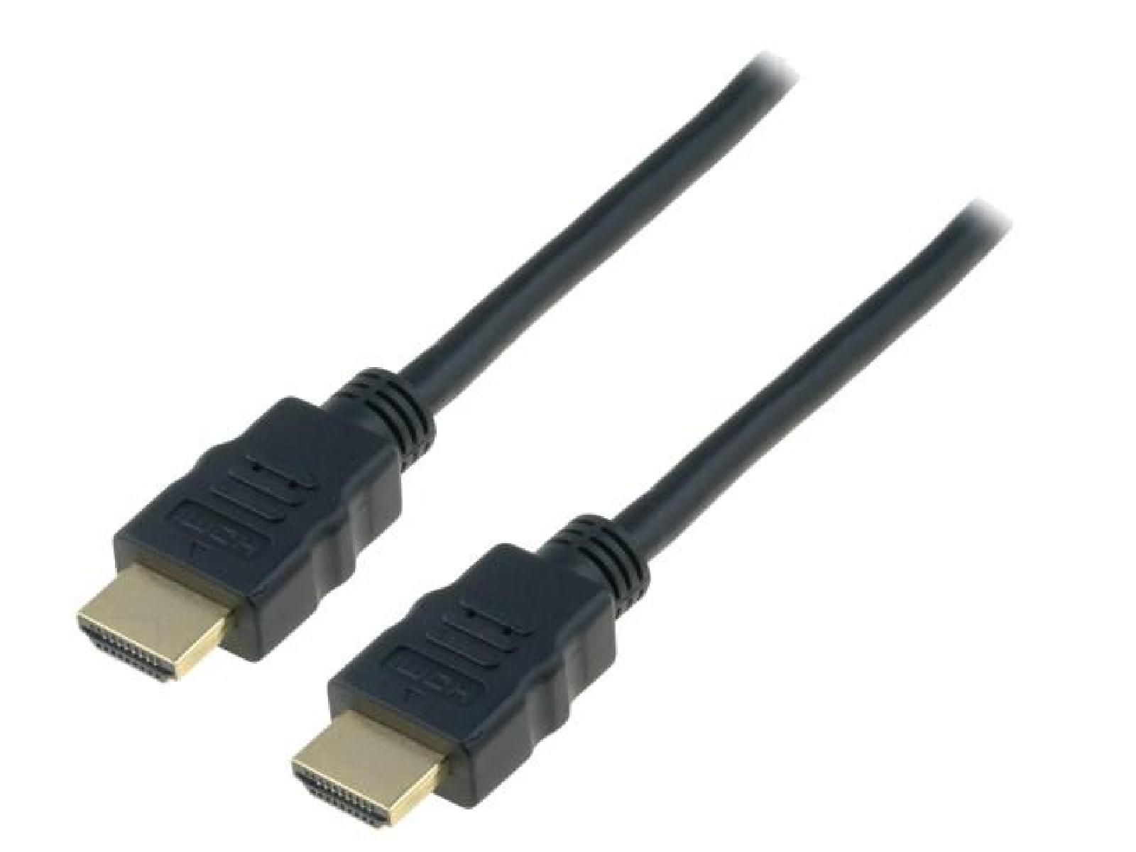 ADNAuto HDMI 2.0 Cable, 1m, Dual-Sided Male, Black