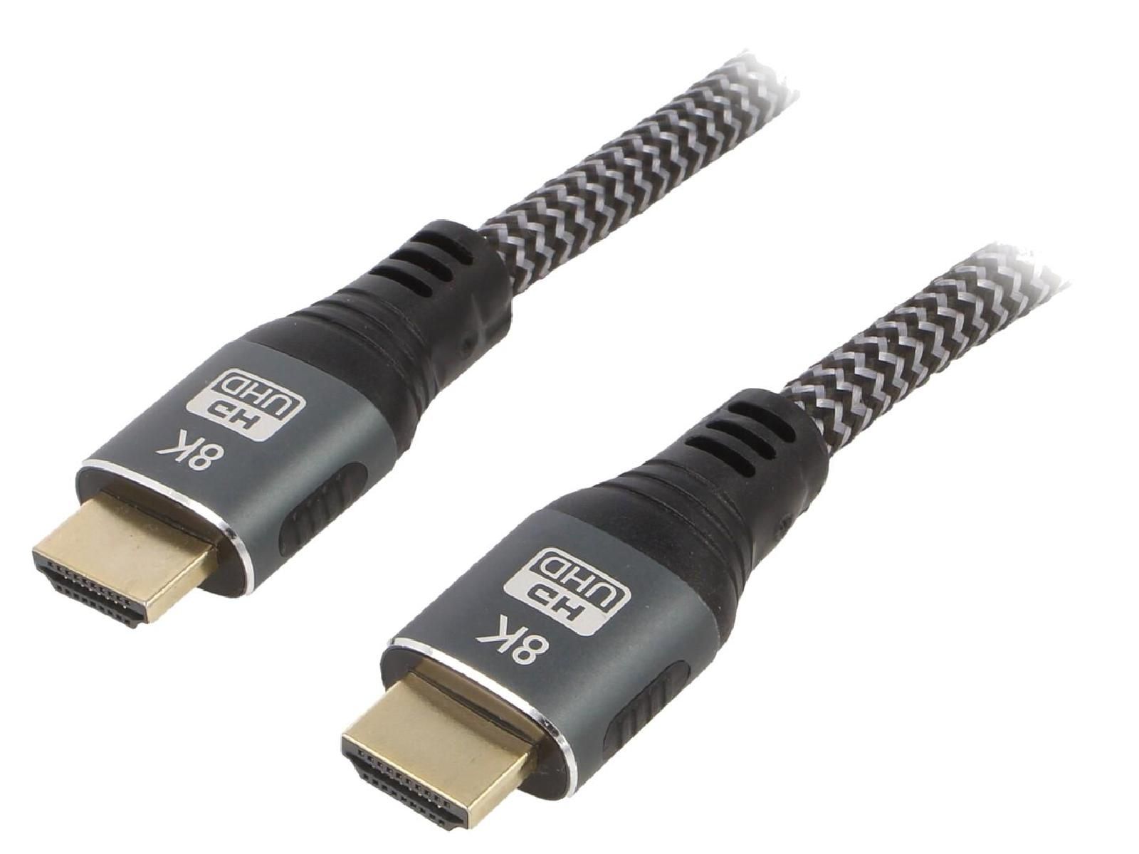 ADNAuto HDMI 2.1 Cable, 1m, Black