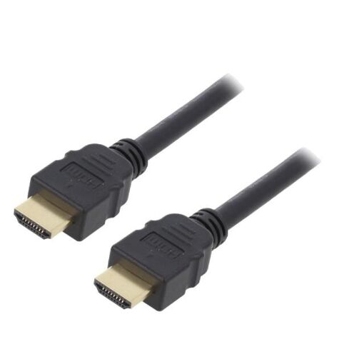 Câble HDMI 2.1 ADNAuto 1m, UHD 4K/8K, connecteurs mâles doubles des deux côtés - Noir