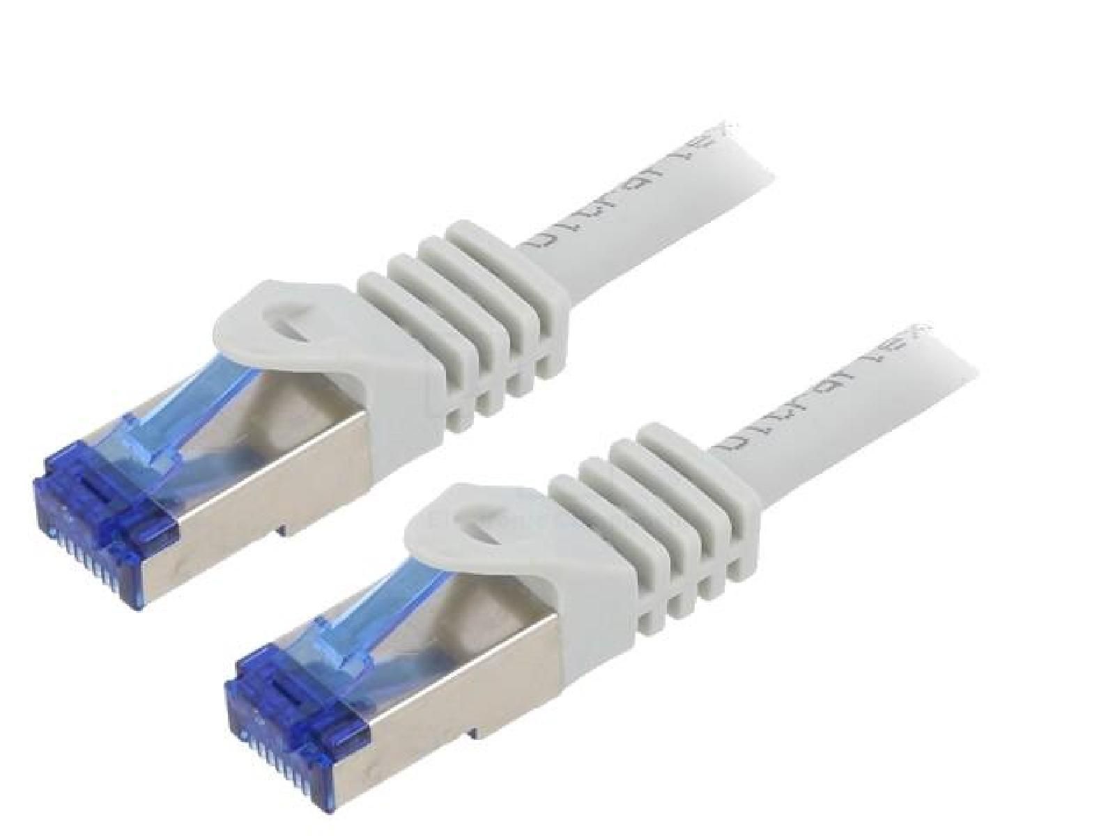 ADNAuto Network Cable RJ45 Male S-FTP Cat.6a Gray - 1m