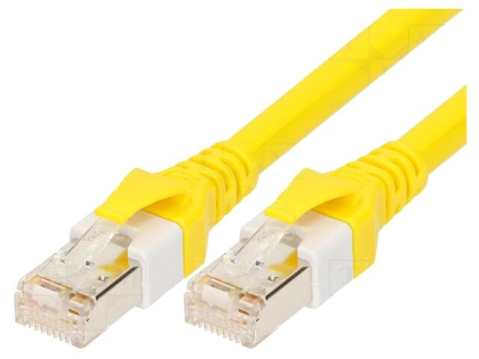 ADNAuto Network Cable RJ45 Male S-FTP Cat 6 Yellow - 6m